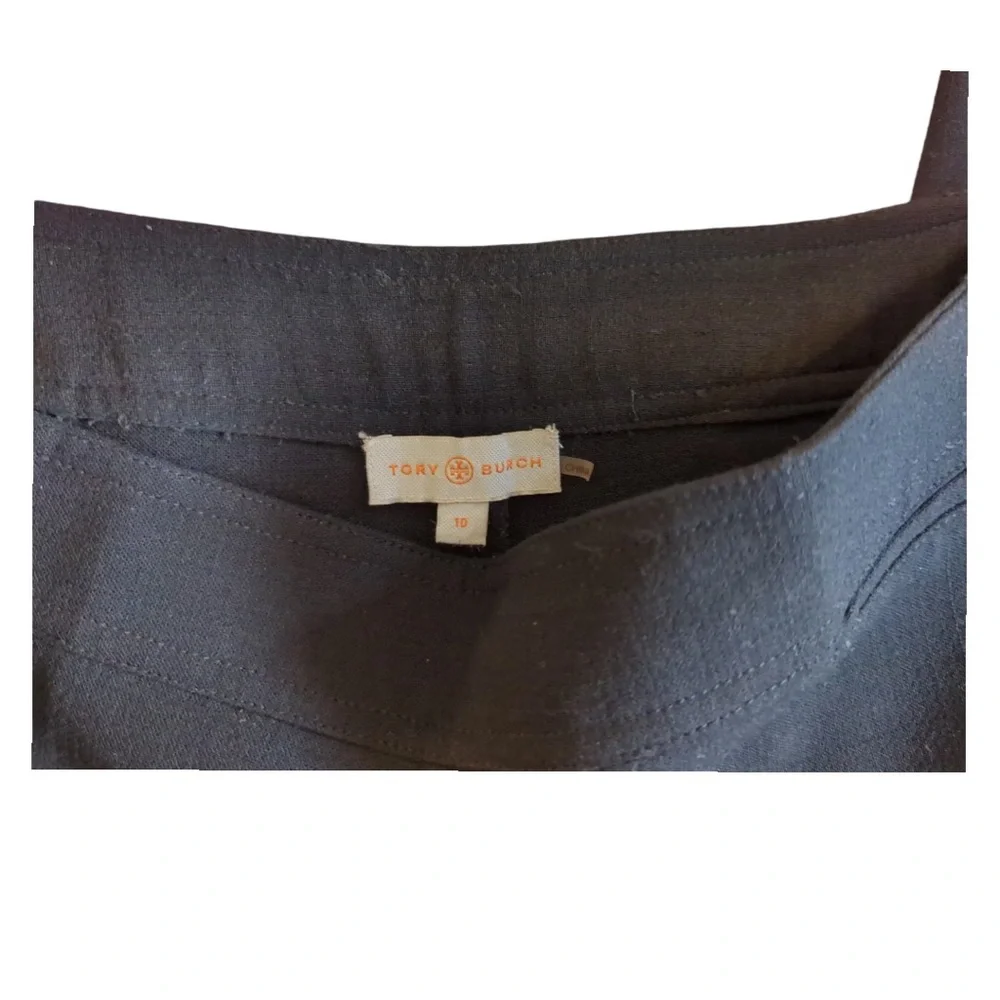 Tory Burch, Black Trouser Ankle Dress Pants, Size 10 - Picture 2 of 5